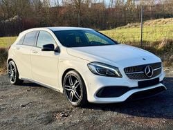Weiß Gebraucht 2018 Mercedes A180 AMG line Kleinwagen | 17.600 € (Superpreis)