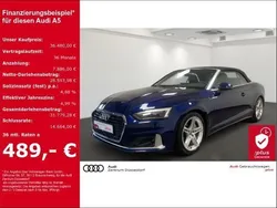 Navarrablau metallic Gebraucht 2022 Audi A5 Cabriolet Advanced Cabrio | 36.480 € (Guter Preis)