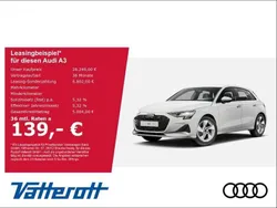 Weiss Neu 2024 Audi A3 Sportback Advanced Plus Limousine | 28.249 € (Guter Preis)