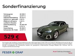 Distriktgrün metallic Gebraucht 2024 Audi A5 Cabriolet S-Line Cabrio | 46.589 € (Fairer Preis)