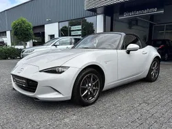 Mondsteinweiß metallic Gebraucht 2019 Mazda MX5 Sports-Line Cabrio | 19.990 € (Superpreis)