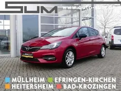 Rot (chilli rot) Gebraucht 2021 Opel Astra Edition Limousine | 16.990 € (Fairer Preis)