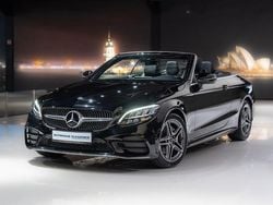 Obsidianschwarz Gebraucht 2019 Mercedes C180 AMG line Cabrio | 27.680 € (Guter Preis)
