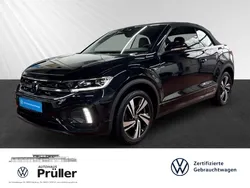 Deep black perleffekt (schwarz) Gebraucht 2022 VW T-Roc Cabriolet R-line Cabrio | 28.400 € (Guter Preis)