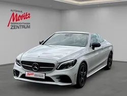 Weiss Gebraucht 2019 Mercedes C200 AMG line Cabrio | 32.490 € (Fairer Preis)