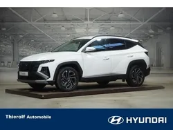 Atlas white Gebraucht 2024 Hyundai Tucson Prime SUV | 34.980 € (Fairer Preis)