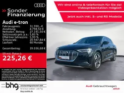 Brillantschwarz Gebraucht 2022 Audi e-tron Advanced Plus SUV | 31.990 € (Fairer Preis)