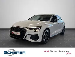 Gletscherweiß metallic (metallic) Gebraucht 2024 Audi S3 Ambiente Limousine | 41.790 € (Guter Preis)