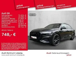 Mythosschwarz metallic Gebraucht 2022 Audi Q8 Ambiente SUV | 72.450 € (Teuer)