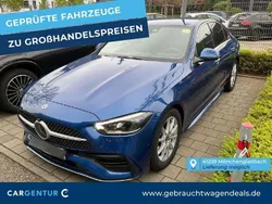 Spektralblau Gebraucht 2023 Mercedes C220 AMG line Limousine | 39.790 € (Guter Preis)