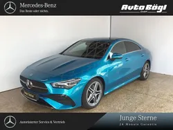 Blau Gebraucht 2024 Mercedes CLA200 AMG Coupé | 36.860 € (Fairer Preis)