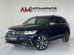 Blau Gebraucht 2022 VW Tiguan Allspace R-line SUV | 33.590 € (Fairer Preis)