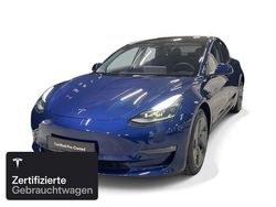 Deep blue metallic Gebraucht 2021 Tesla Model 3 Long Range AWD Limousine | 27.400 € (Fairer Preis)
