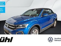 Blau Gebraucht 2024 VW T-Roc Cabriolet Style Cabrio | 24.350 € (Superpreis)