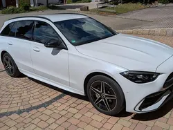 Weiß Gebraucht 2022 Mercedes C300e AMG line Kombi | 37.500 € (Fairer Preis)
