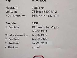 Grün Gebraucht 1959 MG MGA Cabrio | 38.500 €