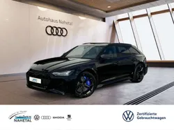 Schwarz (mythosschwarz metallic) Neu 2025 Audi RS6 Comfort Kombi | 145.950 € (Fairer Preis)