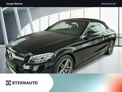 Schwarz Gebraucht 2023 Mercedes C180 AMG line Cabrio | 40.985 € (Fairer Preis)