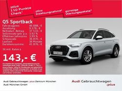 Gletscherweiß metallic Gebraucht 2024 Audi Q5 Sportback S-Line SUV | 48.468 € (Fairer Preis)