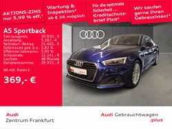 Navarrablau metallic Gebraucht 2022 Audi A5 Sportback Ambiente Limousine | 30.850 € (Superpreis)