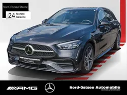 Metalliclack graphitgrau Gebraucht 2024 Mercedes C220 AMG Kombi | 40.990 € (Guter Preis)