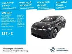 Grenadillschwarz metallic/grenadillschwa (metallic) Gebraucht 2024 VW ID.7 Pro Limousine | 45.480 € (Superpreis)
