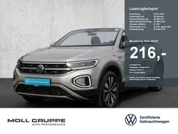 Ivory silver schwarz (metallic) Gebraucht 2024 VW T-Roc Cabriolet Style Cabrio | 31.940 € (Guter Preis)