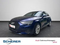 Blau Gebraucht 2020 Audi A3 Sportback Limousine | 25.890 € (Teuer)