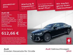 Brillantschwarz Gebraucht 2022 Audi A8L Ambiente Limousine | 52.980 € (Superpreis)
