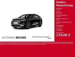 Mythosschwarz metallic Gebraucht 2022 Audi Q4 Sportback e-tron Basis SUV | 33.930 € (Etwas zu teuer)