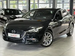 Onyxschwarz Gebraucht 2017 Mazda 3 Sports-Line Limousine | 13.450 € (Fairer Preis)