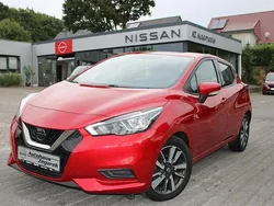 Rot Gebraucht 2018 Nissan Micra Acenta Kleinwagen | 10.880 € (Fairer Preis)