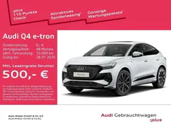 Weiß Gebraucht 2025 Audi Q4 Sportback e-tron S-Line SUV | 63.890 €