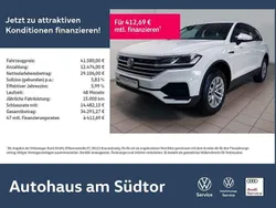 Pure white Gebraucht 2022 VW Touareg Basis SUV | 41.580 € (Superpreis)