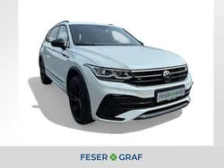 Oryxweiß perlmutteffekt Gebraucht 2024 VW Tiguan Allspace R-line SUV | 44.120 € (Guter Preis)