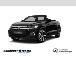 Deep black perleffekt/schwarz Gebraucht 2024 VW T-Roc Cabriolet R-line Cabrio | 38.490 € (Etwas zu teuer)