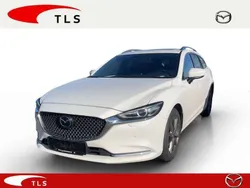 Rhodium white (weiss) Gebraucht 2023 Mazda 6 Takumi-Line Kombi | 33.980 € (Fairer Preis)