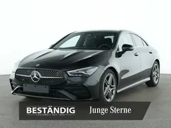 Lack kosmosschwarz (metallic) Gebraucht 2024 Mercedes CLA200 AMG Coupé | 34.990 € (Guter Preis)