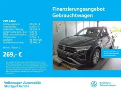 Deep black perleffekt Gebraucht 2024 VW T-Roc Life SUV | 22.930 € (Guter Preis)