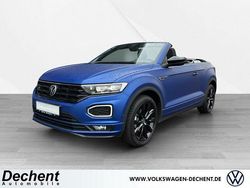 Blau Gebraucht 2022 VW T-Roc Cabriolet R-line Cabrio | 32.990 € (Etwas zu teuer)