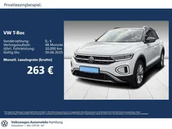 Pure white/schwarz Gebraucht 2024 VW T-Roc Style SUV | 29.777 € (Fairer Preis)