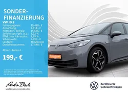 Grau (mondsteingrau schwarz) Gebraucht 2021 VW ID.3 Pro Kleinwagen | 19.480 € (Guter Preis)