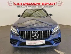 Blau Gebraucht 2021 Mercedes C300e AMG line Kombi | 24.395 € (Etwas zu teuer)