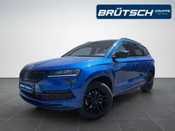 Raceblau metallic Gebraucht 2021 Skoda Karoq SportLine SUV | 26.980 € (Fairer Preis)