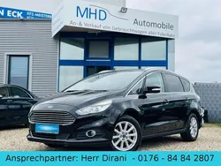 Schwarz Gebraucht 2017 Ford S-MAX Titanium Van / Kleinbus | 16.900 € (Fairer Preis)