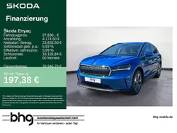 Blau Gebraucht 2022 Skoda Enyaq iV SUV | 27.330 € (Fairer Preis)