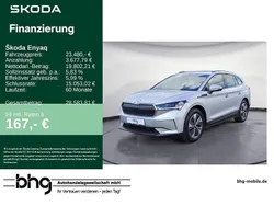 Brillantsilber metallic Gebraucht 2022 Skoda Enyaq iV SUV | 22.980 € (Superpreis)