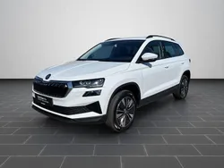 Moonweiß perleffekt (metallic) Gebraucht 2024 Skoda Karoq Style SUV | 27.680 € (Superpreis)