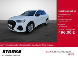 Weiß (gletscherweiß metallic) Gebraucht 2024 Audi Q3 S-Line SUV | 38.890 € (Guter Preis)