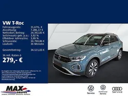 Petroleum blue metallic schwar Gebraucht 2025 VW T-Roc Goal SUV | 31.679 € (Superpreis)